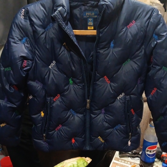 Polo Ralph Lauren Other - Polo by Ralph Lauren Kids Multicolor Logo Puffer Jacket